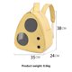 thumbnail image 4 of Bolsa Para Gatos Bolsa de transporte para gatos aprobada por la aerolínea, mochila transpirable para perros, suministros para mascotas (amarillo) Wdftyju Libre de BPA, 4 of 4