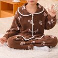 thumbnail image 5 of Toddler Baby Girl Clothes Sets, 2pcs Autumn Long Sleeve Clothes Outfits Toddler Girl Sweater Sets,2-3 Years,Brown, 5 of 5