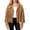 #03 Brown 【LOVE ONE? PICK A FEW! — Mix & Match Their Favorite Colors】, variant on Kids Jacket, Fringe Detail, Solid Color, Long Sleeve Everyday Outer Layer for Fall and Winter Casual Outings, School Wear and Daily Outfits | VerBelle