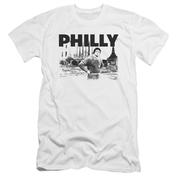 Rocky Philly Premium Adult 30/1 T-Shirt White