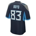 thumbnail image 3 of Men's Nike Tyler Boyd  Navy Tennessee Titans  Game Jersey, 3 of 6