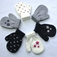 thumbnail image 4 of Sonducket Manoplas para bebés Estiramiento de dedo completo Guantes para recién nacidos Diseño considerado Suministros para niños pequeños Regalos de guantes y mitones Pentagrama blanco Sonducket AP009858-01, 4 of 6