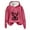 Hot Pink, variant on Xudanell Women Graphic Hoodies Western Cow Sweatshirts for Women Print Oversized Pullover Casual Hot Pink M