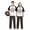 White, variant on LuLiaMenton Matching Couples Christmas Pajamas With My Gnomies Short Sleeve Long Pants Set