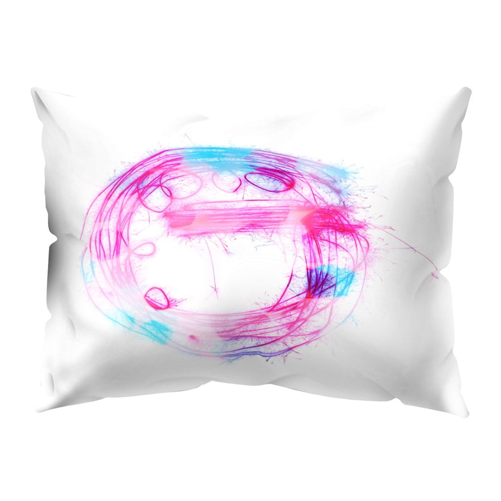 plush peach pillow