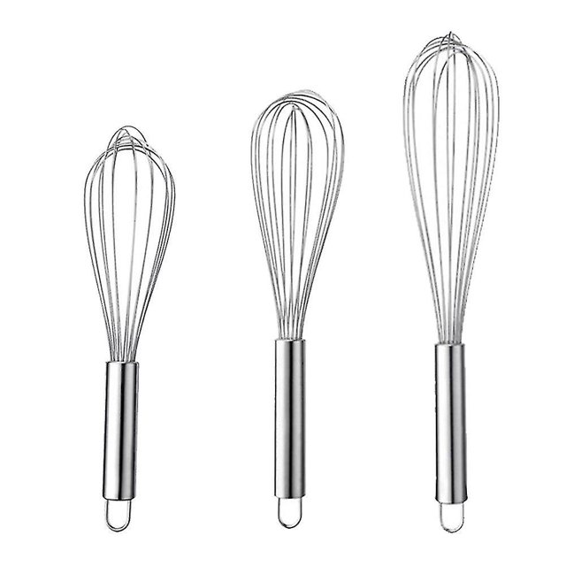 Juego de batidores de acero inoxidable, batidor de cocina, batidor de globos