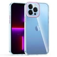 thumbnail image 3 of For iPhone 15 PRO Case Clear Hybrid Cover with Color Buttons + 2 Tempered Glass, 3 of 3