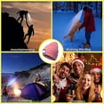 thumbnail image 3 of Gorro de punto con luz LED, recargable por USB, 4 luces LED, unisex, cálido, para invierno, con linterna, 3 of 5