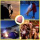 thumbnail image 3 of Gorro de punto con luz LED, recargable por USB, 4 luces LED, unisex, cálido, para invierno, con linterna, 3 of 5