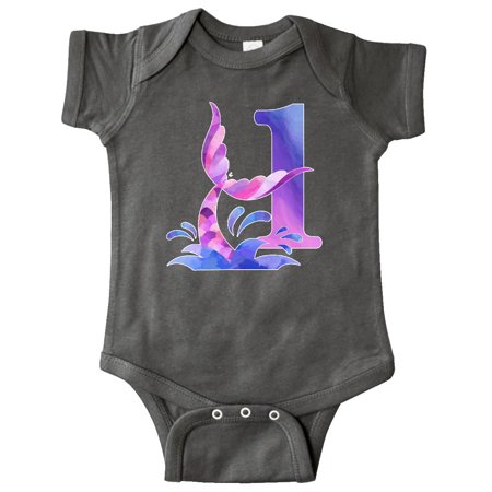 

Inktastic 1st Birthday Mermaid Tail Gift Baby Boy or Baby Girl Bodysuit
