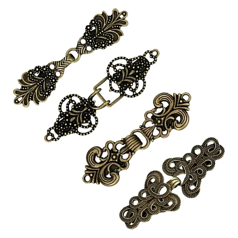 Huquary 8 Pieces Brooch Pins for Women Fashion Celtic Knot Sweater Clips to Hold Sweater Together Retro Collar Cardigan Clip Cloak Pin Dress Pins