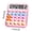 Pink, variant on 12 Digit Desk Calculator, Desktop Calculators with Large LCD Display & Big Buttons, Battery, Standard Basic 4 Function Calculator for Classroom, Office, Home, Business, Teachers