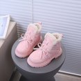 thumbnail image 2 of NOLDARES Kids Winter Snow Boots Waterproof Outdoor Warm Fleece Lined Shoes(Toddler/Little Kids/Big Kids),Y152-Pink, 2 of 9