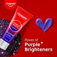 thumbnail image 3 of Colgate Visible White Purple Fluoride, Tooth Paste Helps Remove Surface Stains, Whitens Yellow Teeth, Enamel-Safe for Daily Use Paste Toothpaste (100g + 20g), 3 of 3
