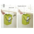 thumbnail image 3 of Youkk Sturdy And Durable Wall Mounted Trash Cans For Clean Household Environment blue 7L, 3 of 6