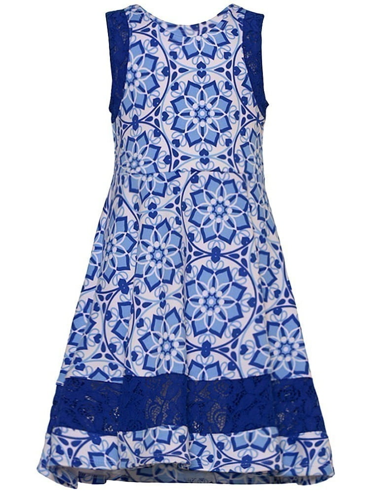 kaleidoscope denim dress