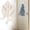 White, variant on Adhesive Wall Hooks - Leaf Shape Self-Adhesive Hanger with Vacuum Grip - 5.3 Inch Wall Clothes Hanger for Coat Towel and Bag Storage - 1 Pack - Yellow