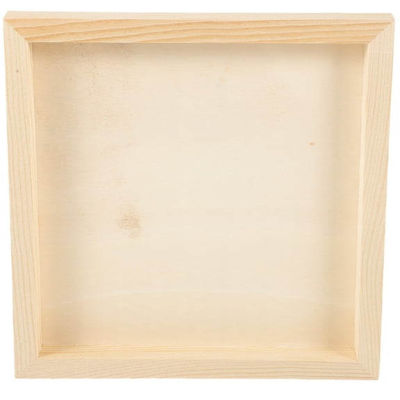 Art Photo Frame Clay Frames Painting Bulk Shadow Boxes Picture Wooden Education Toys Unfinished Kids DIY