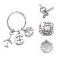thumbnail image 2 of CIMAXIC Key Chain Pendant Unique Metal Keychain Compass Model Key Chain Ring Chic Metal Key Chain,2.28"X1.18"X0.08", 2 of 4