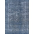 thumbnail image 1 of Ahgly Company Indoor Rectangle Mid-Century Modern Koi Blue Oriental Area Rugs, Swatch Sample, 1 of 6