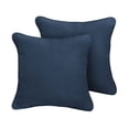 thumbnail image 4 of Sunbrella  Spectrum Indigo Corded Indoor/ Outdoor Pillow Set (Set of 2) 16 in x 16 in, 4 of 5