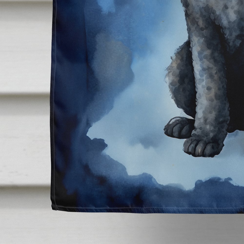 Black Poodle My Angel House Flag 28 in x 40 in
