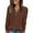 Coffee&19#0525L, variant on Women's Sweater Ribbed Knit Basic Henley Long Sleeve Shirts for Women Lightweight Soft Fall Winter Warm Trendy Women Tunic Tops Khaki M