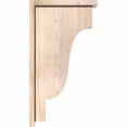 thumbnail image 3 of 5 1/2"W x 14"D x 26"H Newport Smooth Corbel w/Backplate, Douglas Fir, 3 of 9