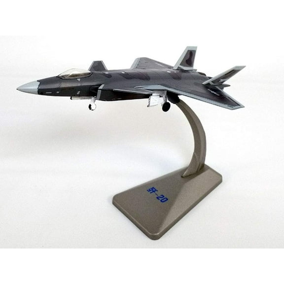 6 Inch Chengdu J-20 Chinese Fighter 1/144 Scale Diecast Model