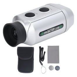 Golf yardage measuring ptiching devices