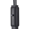 thumbnail image 6 of Natural Mica 3 Light Arc Floor Lamp - 86 Charcoal Gray Wood Gunmetal, 6 of 9