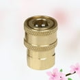 thumbnail image 3 of BALAHAPY 1Set High Press Connector Fittings Pressure Washer Coupler 4 3x2 7x2cm, 3 of 8