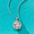thumbnail image 3 of Ross-Simons 2.00 ct. t.w. Moissanite Pendant Necklace in Sterling Silver, Women's, Adult, 3 of 5