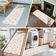 thumbnail image 5 of Happy Easter 2'x6' Runner Rugs for Hallway Kitchen Bedside Non Slip Washable, Spring Rabbits Polka Dots Beige Burlap Entryway Rug Runners with Rubber Backing, Long Carpet Runner for Laundry Room, 5 of 8