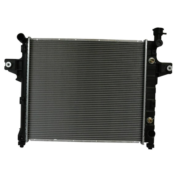 TRQ Radiator Assembly Aluminum Core Direct Fit for Jeep Grand Cherokee 4.7L V8 RDA82770