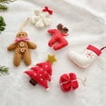thumbnail image 2 of Christmas Tree Snowflake Gift Decoration Pendant Wool Felt Gingerbread Handmade DIY Accessories Christmas New Year Decoration, 2 of 5