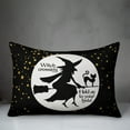 thumbnail image 3 of Creative Products Witch on Broom 14x20 Indoor / Outdoor Pillow, 3 of 3