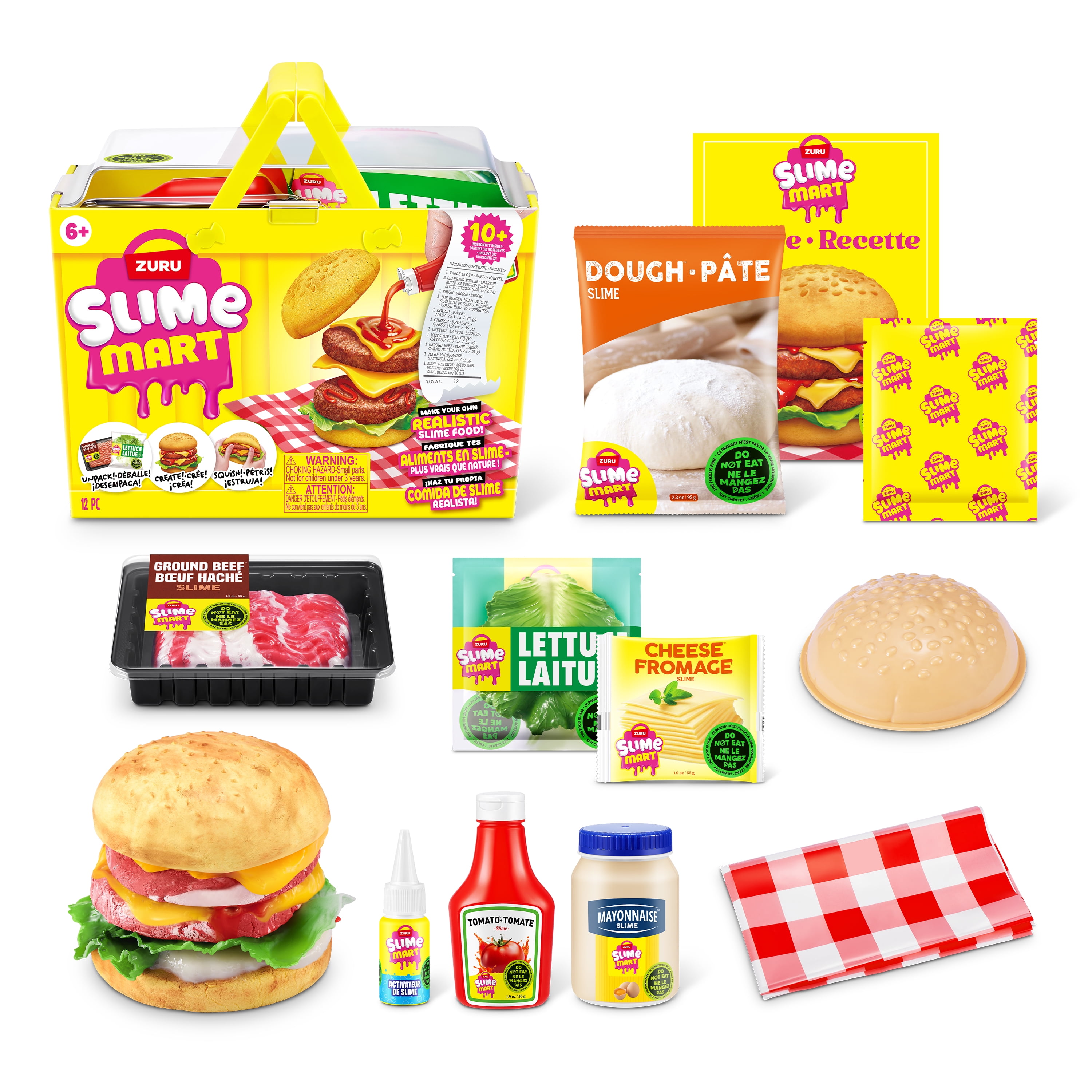 Slime Mart Small Basket (BURGER) by ZURU, Slime Mart Small Basket (BURGER) by ZURU