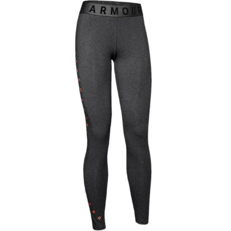 Under Armour Authentics Leggings for Ladies - Charcoal Light Heather/Black  - XL - Regular