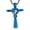 Blue, variant on Cross with Love Heart & Angel Wings Cremation Jewelry for Ashes Urn Necklace for Ashes of Loved One