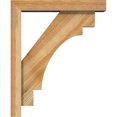 thumbnail image 3 of Ekena Millwork 4"W x 18"D x 22"H Merced Block Rough Sawn Bracket w/ Offset Brace, Western Red Cedar, 3 of 25