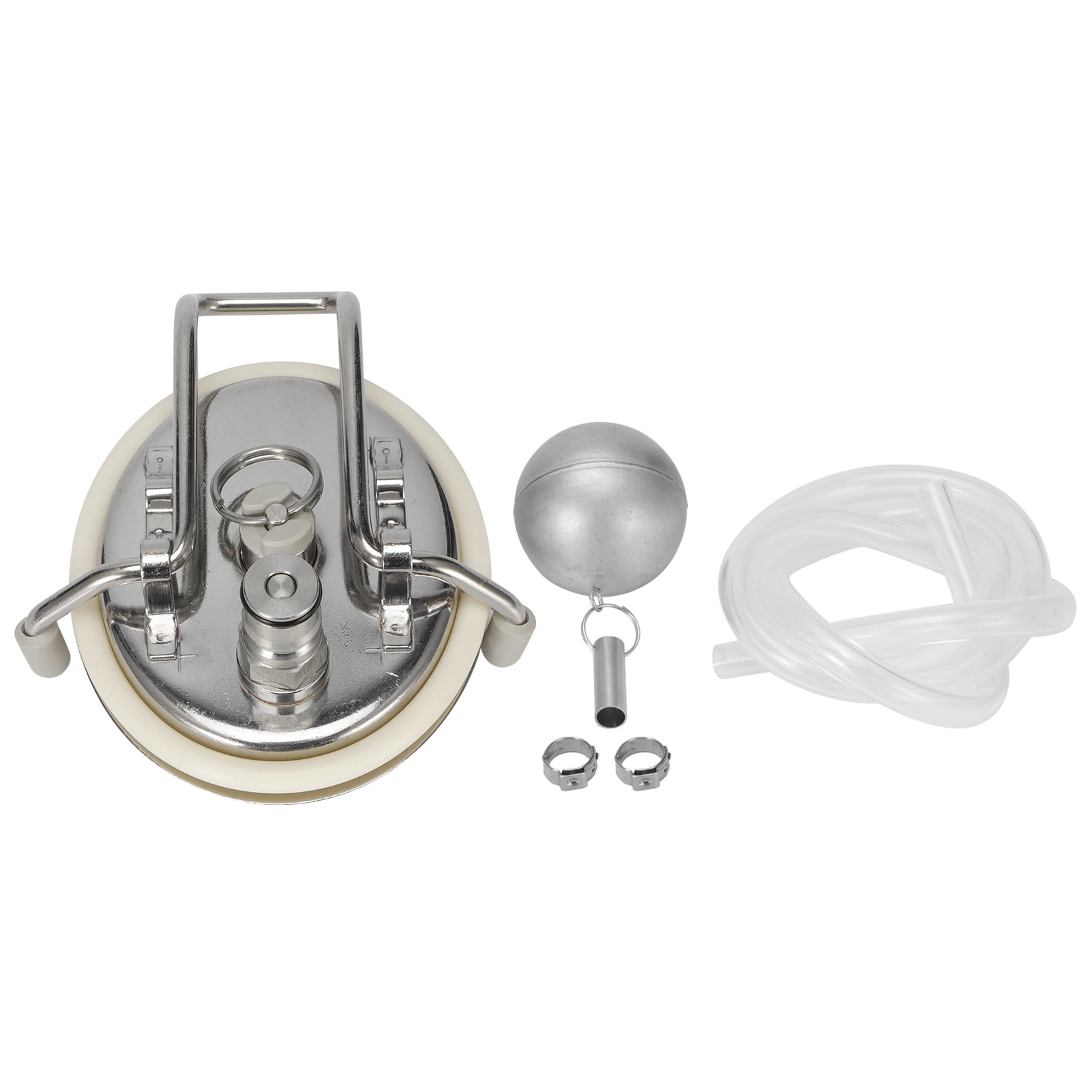 Haofy Carbonation Lid Stainless Steel Homebrew Carbonation Keg Lid With