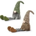 thumbnail image 1 of 2 uds/3 uds. De gnomos de felpa tejidos a cuadros de lana con piernas largas, decoración navideña para el hogar, regalo de Navidad para niños, 1 of 5