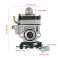 thumbnail image 5 of For 22cc 26cc 33cc 34cc 36cc 2-stroke 11mm Carburetor Brushcutter Carburetor For Trimmer Cutter Chainsaw, 5 of 10