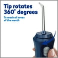 Waterpik Cordless Plus Portable Water Flosser Oral Irrigator, Blue