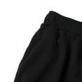 thumbnail image 4 of Kmbangi Men Sports Set, Solid Color Hoodie Zip Tops, Long Loose Pants Suit, 4 of 5