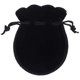 thumbnail image 1 of Bolsas de Terciopelo VelvtyBlack 25Pzas Negro 7x9cm Terciopelo Bolsa en Forma de Calabaza., 1 of 2