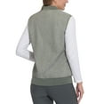 thumbnail image 3 of Little Donkey Andy Lightweight Fleece Lined Golf Hiking Vest for Women Waterproof Softshell Running Casual Sleeveless Jacket Khaki Rice S, 3 of 7