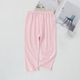 thumbnail image 3 of LIaqionyy Girls Capri Leggings Cotton Knee Length Stretch Summer Lightweight for Kids Dancewear Running Legging, 3 of 4