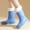 #300-Sky Blue, variant on Wowcloth Women's Mid-Calf Rain Boots - Lined Detachable Waterproof Slip-Resistant Outdoor Platform Chunky Heel Comfortable for Fall Winter Footwear